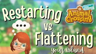 Restarting vs Flattening Your Animal Crossing Island  What is the Best Option for You [upl. by Caton]