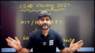 CSAB Vacant Seats 2024 Latest Update✅  CSAB Counselling 2024  CSAB Seat Matrix 2024 csab [upl. by Greta742]