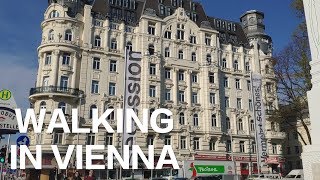 Walking in Vienna  Naschmarkt 6th district Technical University [upl. by Germana]