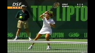 Steffi Graf vs Chanda Rubin Miami 1996 F [upl. by Rennie]