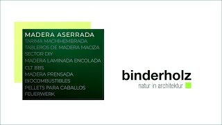 binderholz madera aserrada [upl. by Godspeed]