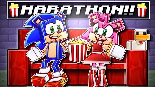 🍿 Sonic amp Amys Minecraft Movie MARATHON 🍿 [upl. by Anabelle]