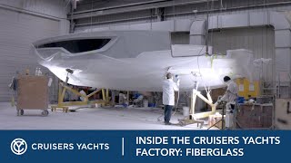 Inside the Cruisers Yachts Factory Fiberglass [upl. by Rebliw]