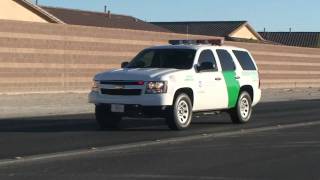 US Border Patrol Chevy Tahoe Code 3 [upl. by Yahsel]