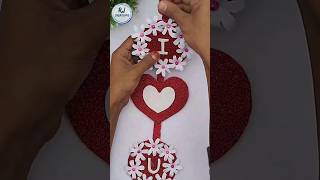 Valentine Day Crafts Ideas  Diy Valentine Day Decoration Ideas Shorts [upl. by Eiramassenav]