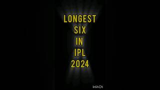 Longest six of IPL 2024ipl msdhoni rcb cskshortsviral [upl. by Warden]