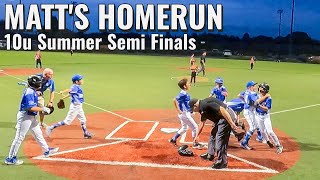 Matthews 10u Semi Finals Homerun  10u Waves Baseball [upl. by Semela]