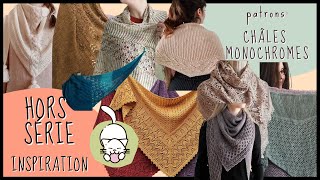 Patrons Tricot Chàles unis 🧶 HORS SERIE Inspiration [upl. by Lowis907]