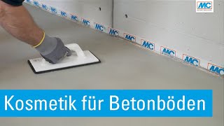 Betonböden schöner machen  Fußböden kosmetisch instand setzen [upl. by Lomax]