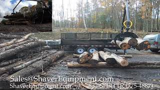 AM714 1400 Log Loader Dump Trailer [upl. by Adnuahsar]