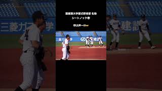 呼ぶ声ー⚾️亜細亜大学名物 シートノック。戦いは、この声がけから始まります🔥亜細亜大学 亜細亜大学硬式野球部 全力疾走 大学野球 プレミアムユニバーシティズ22 東都大学野球連盟 [upl. by Berkly860]