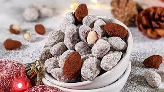 Amandes au chocolatFriandise de Noël comme au marché de Noël 1 goûter en famille pour les vacances [upl. by Atokad497]