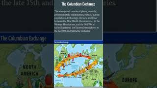 Quick Review The Columbian Exchange [upl. by Clower]