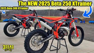 The new 2025 Beta XTrainer 250 2Stroke Motorcycle Compared to the Xtrainer 300 3 Seas Recreation [upl. by Haissem]