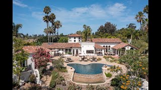 Exquisite Mediterranean Home in Rancho Santa Fe California  Sothebys International Realty [upl. by Lillian436]