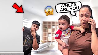 Leaving The Baby Home Alone Prank On Girlfriend SHE FREAKS OUT [upl. by Volnay790]