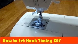 How to Fix  Repair Singer Sewing Machine Hook Timing [upl. by Garrard]