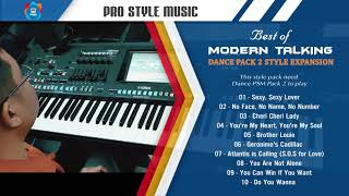 Modern Talking  No Face No Name No Number Cover on Yamaha Genos [upl. by Acinoda]