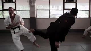 Shaolin Kung Fu Master Destroys Karate Black Belt – A Challenge Gone Wrong [upl. by Yonita70]