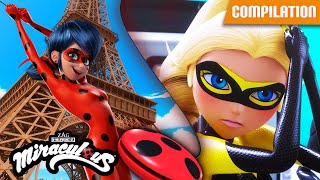 MIRACULOUS  🐞 Compilation 13 🐾 FULL EPISODES ▶️ Style Queen  Queen Wasp Season 2 [upl. by Goth]