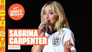 Sabrina Carpenter  Feather Live at Capitals Summertime Ball 2024  Capital [upl. by Akihdar630]