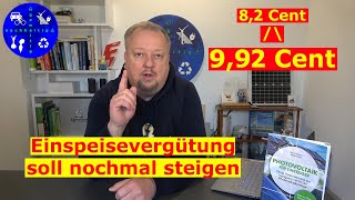 EEG 2023 Regierung will Vergütung auf 992 ct anheben Anpassung an gestiegene PhotovoltaikPreise [upl. by Anitsyrk]