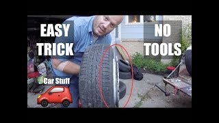 SEATING BEAD on Tire Rim Pop Bead Stretching Tire Trick Changing Tires Mounting Tire On Rim ✔️ [upl. by Mudenihc]