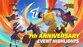 7th Anniversary Event Highlights  Free Fire Official [upl. by Avin308]