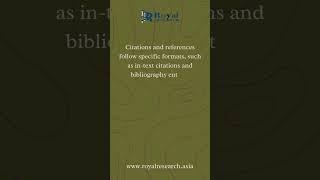 How to Cite Sources InText Citations and Bibliography Entries Explained royalresearchytshorts [upl. by Narej55]