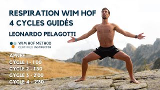 Respiration WIM HOF CALMANTE  Séance Guidée de 4 Cycles par Leonardo Pelagotti [upl. by Llenor462]