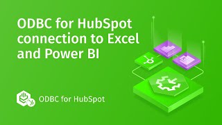 Connect HubSpot data to Excel and Power BI using ODBC for HubSpot [upl. by Otsugua]