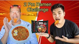 2PM KOREAN RAMEN NOODLES CHALLENGE🥵 MAMA VS BHANJA​⁠​⁠​⁠Muzkbangspicefood 2pm [upl. by Neemsay]