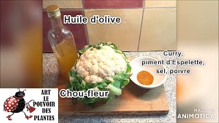 Cuisine Recette facile et rapide Chou fleur laqué aux épices [upl. by Huebner534]