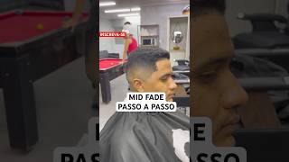 MID FADE PASSO A PASSO🍃💈📚🔑degrade midfade passoapasso tutorial shorts viralvideo [upl. by Assenad11]