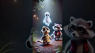 Meerkat and Raccoon Solve the Phantom Mystery in the Park cute funny meerkat fyp [upl. by Neirol745]