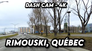 ⚜️4K Scenic Drive Through Rimouski Québec 🚗  Explore Stunning Coastal Views and Charming Streets 🌊 [upl. by Calandra]