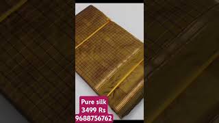 Light weight Pure Silk mix Sarees without blouse offer 3499 Rs Freeship 🔥🔥🔥 [upl. by Radferd]