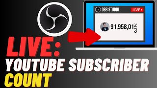 How To Show Live YouTube Subscriber Count In OBS  Sub Count OBS [upl. by Hyacinth]