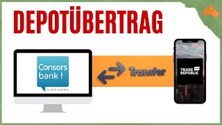 Depotübertrag  Consorsbank zu Trade Republik [upl. by Leihcey]