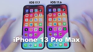 iPhone 13 Pro Max iOS 18 vs iOS 17 Speed Test  Its much better [upl. by Tesler]