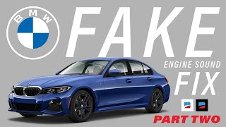 How to fix fake engine sound in a BMW Pumped in audio — BimmerCode  BimmerLink Pt 2 [upl. by Accisej938]