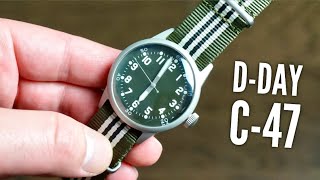 Praesidus D Day C47 Skytrain Watch Review [upl. by Ammadas]