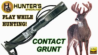 Vintage True Talker Sound Only Contact Grunt Play While Hunting Call in Big Bucks [upl. by Aihsek]