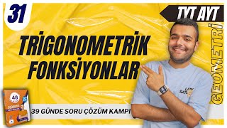 📐Trigonometrik Fonksiyonlar Soru Çözümü 🔥39 Günde TYTAYT Geometri Kampı  31Gün  Merkeze Teğet [upl. by Nellaf7]