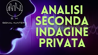 ANALISI  SECONDA INDAGINE PRIVATA [upl. by Nial436]