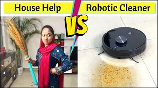 Maid VS Robotic Cleaner  Honest Comparison  MecTURING S9 Pro Robotic Vacuum Cleaner Review [upl. by Tanya]