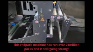 This redpack machine has ran over 21million packs and is still going strong [upl. by Philbo]