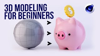 3D Modeling For Beginners In Cinema 4D [upl. by Sirod]