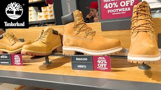 TIMBERLAND OUTLETmens timberland boots 50 OFF  SHOP WITH ME [upl. by Nevart]