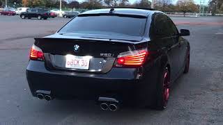 Bmw 2008 550i dual cherry bomb glasspack [upl. by Takeo757]